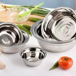 stainless steel bowl set